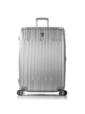 Heys Xtrak 4 Rollen Trolley L 76 cm mit Dehnfalte in silver