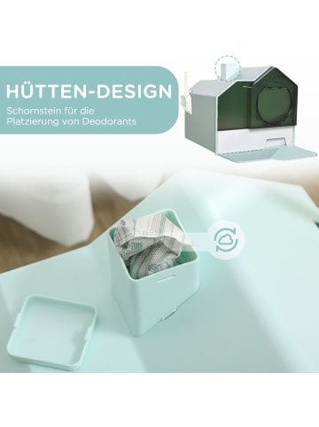 Pawhut Katzentoilette 47L x 45B x 42H cm