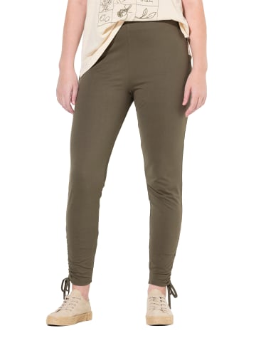 Ulla Popken Leggings in khakibraun