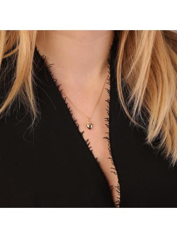 Lucardi 375 Gold Halskette  Herz