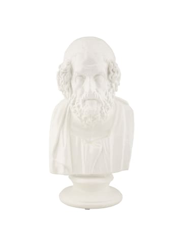 Mauro Ferretti Skulptur in Form einer männlichen Büste aus Kunstharz, 12,9 x 12,5 x 25 cm