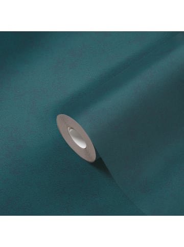 A.S. Création Tapete Velvet Touch in Petrolblau