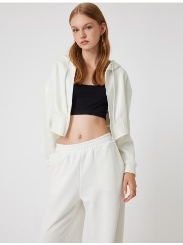 KOTON Sweatshirt in Ekru