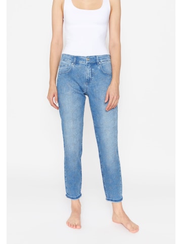 ANGELS  Boyfriend Jeans Jeans Boyfriend mit Glitzersteinen in hellblau