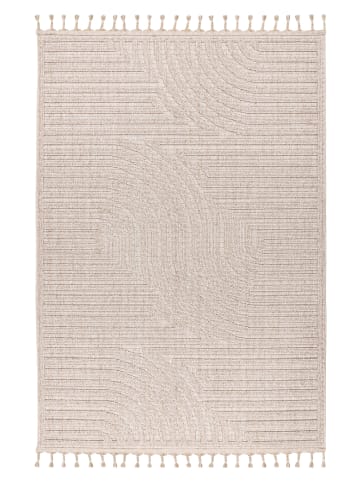 Vivorum Wohnzimmer Teppich – Kurzflorteppich Reef 225 in beige