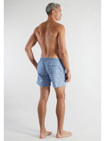 Bugatti Badeshorts Amalfi in blau-mittel-Streifen