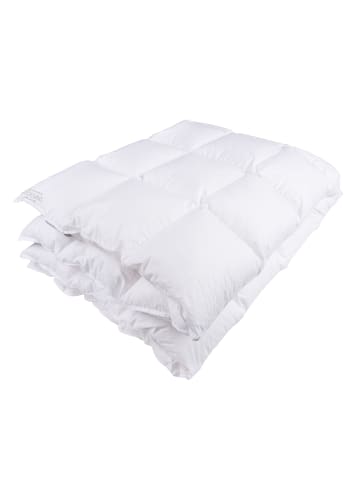 Sanders-Kauffmann Weidegans Daunenbettdecke warm in weiß