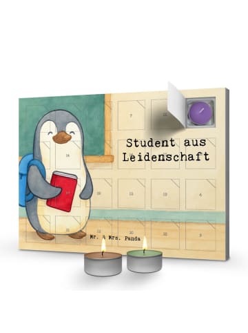 Mr. & Mrs. Panda Duftkerzen Adventskalender Student Leidenschaft... in Weiß