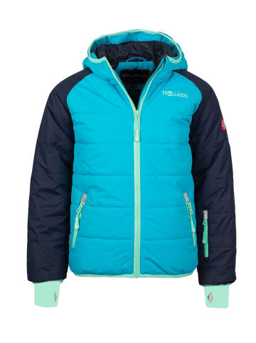 Trollkids Winterjacke "Hafjell XT" in Marineblau / TÃ¼rkis / Mint