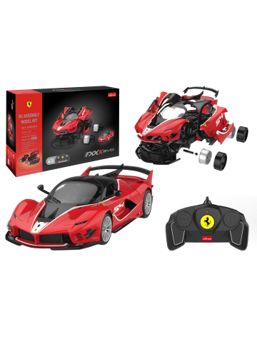 Wisam® Bausteine ??Auto RC Rastar 1:18 Ferrari FXXK EVO Rot 88