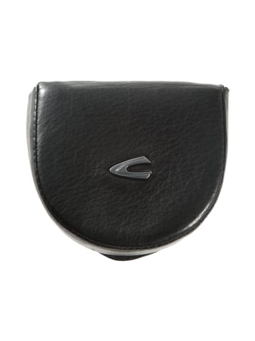 Camel Active Schlüsseltasche aus echtem Leder in Schwarz