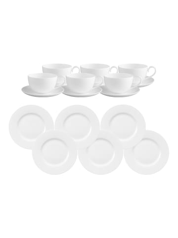 Villeroy & Boch Kaffeeservice Royal weiß in weiß