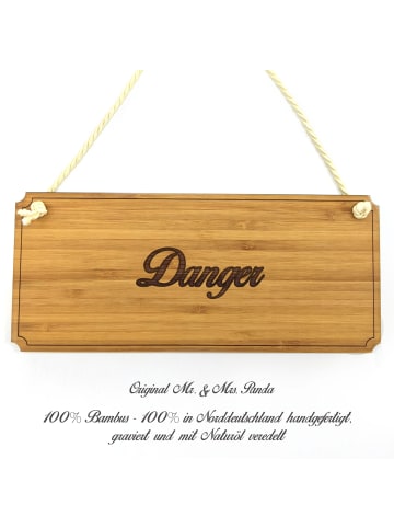 Mr. & Mrs. Panda Türschild Danger mit Spruch in Keine Angabe