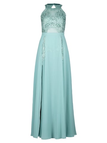 Vera Mont Abendkleid mit Placement in Bright Jade