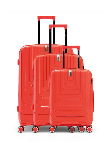 OBAGO 3 tlg. Kofferset GALINA in Orange (95L/64L/37L)