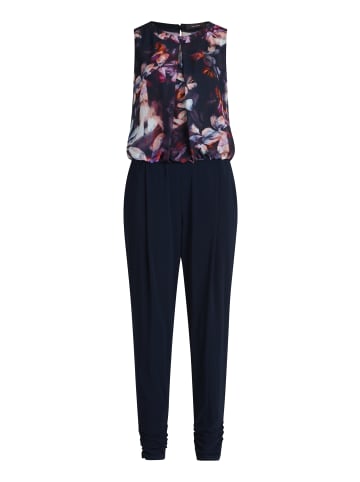 Vera Mont Jumpsuit mit Cut-Outs in Dark Blue/Dark Red