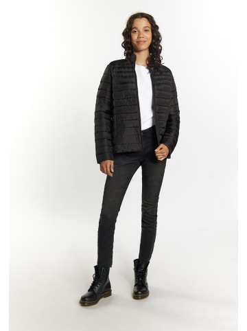 myMo Damen Leicht Wattierte Jacke in Schwarz