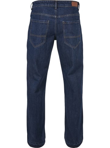 Urban Classics Loose Fit Jeans in mid indigo washed