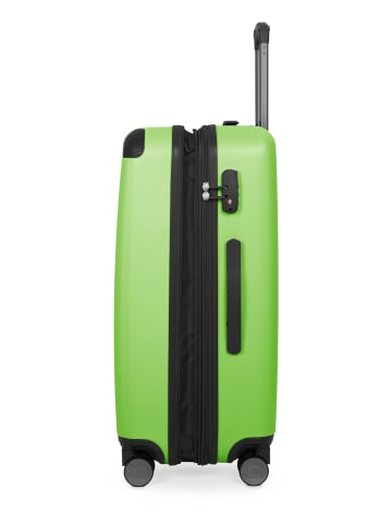 Hauptstadtkoffer Spree - Mittelgroßer Koffer Hartschale Trolley 65 cm, TSA, 74 L in Apfelgrün