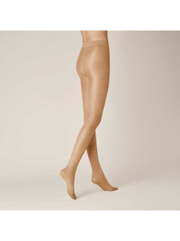 Kunert Feinstrumpfhose Satin Look 40 semi-blickdicht glänzend in Puder