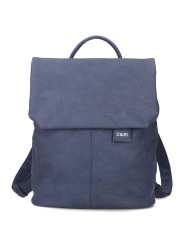 Zwei Mademoiselle MR8 - Rucksack 29 cm (cord-mocca) in nubuk-blue