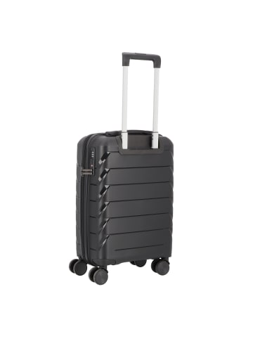 D&N Travel Line 4100 4 Rollen Kabinentrolley S 54 cm in black