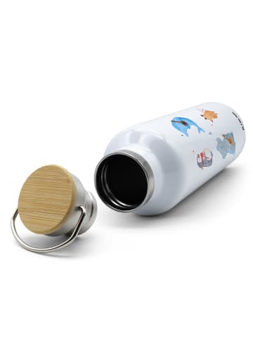 Mr. & Mrs. Panda Isolierte Trinkflasche Big Einheit ohne Spruch in Weiß