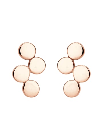 Elli Ohrringe 925 Sterling Silber Kreis in Rosegold