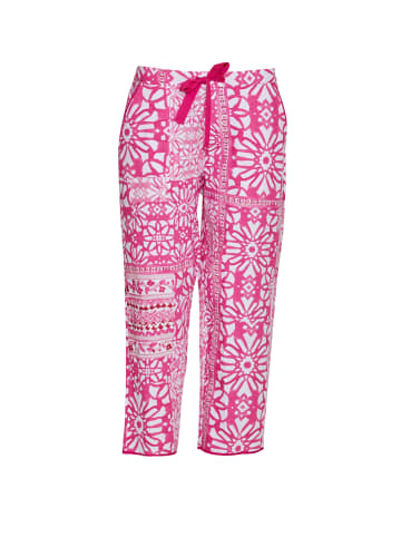 Cyberjammies HY Cropped Pyjama Bottoms in pink