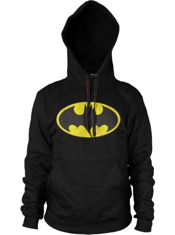 Batman Hoodie "Distressed Logo Big Tall Hoodie" in Schwarz
