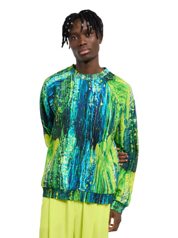 Carlo Colucci Sweatshirt Fauster in Petrol