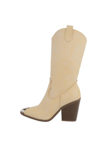 Ital-Design Stiefel in Beige