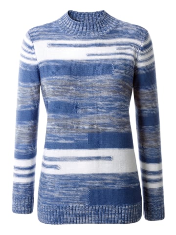 Sieh an! Pullover in blau-meliert