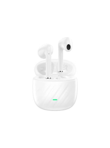 COFI 1453 kabelloser In-Ear Bluetooth 5.3 Kopfhörer Weiß in Weiß