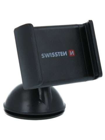 Swissten Premium Universal Fensterhalter mit 360° Rotation für Smartphones in schwarz