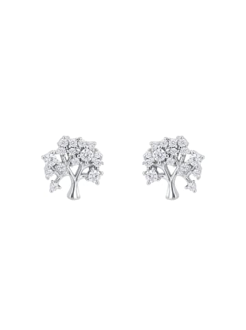 Amor Ohrstecker Silber 925, rhodiniert in Silber