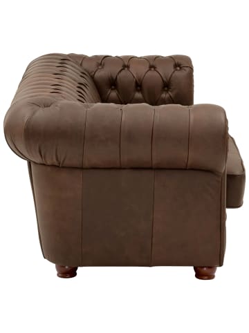 58 aufm Kessel SOFA 3-Sitzer Kalea Echtleder (Antikoptik) braun