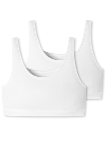 Schiesser Bustier 2er Pack in Weiß