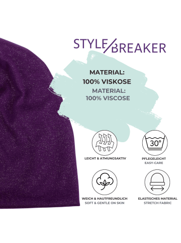 styleBREAKER Beanie Mütze in Weiß