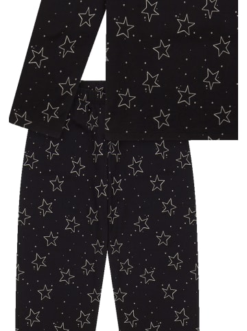 Schiesser Schlafanzug Nightwear in Schwarz