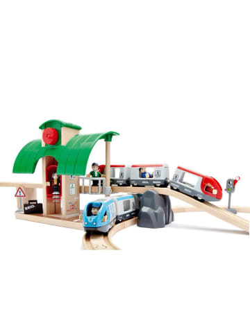 Brio Brio Aktionsspiel Großes Bahn Reisezug Set in bunt
