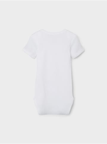 name it Baby kurzarm Body im 3er Pack mit Elefanten Motiv in Rosa