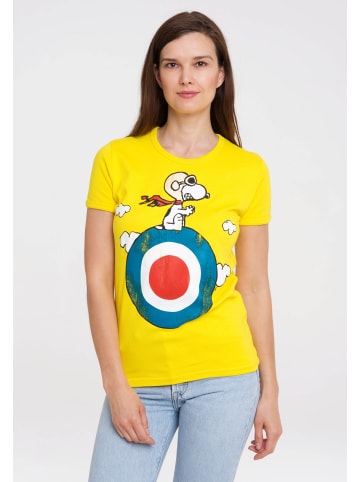 Logoshirt T-Shirt Snoopy in gelb