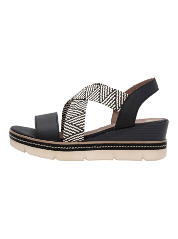 remonte Sandalen in Schwarz