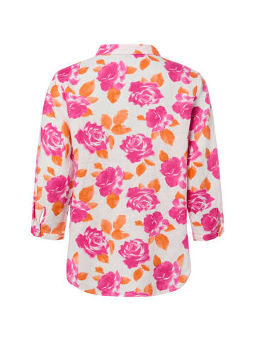 Franco Callegari Leinenbluse in pink orange - 0044