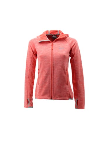 Jack Wolfskin Jacke La Cumbre Trail Fleece Hoodie in Rot