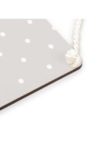 Mr. & Mrs. Panda Schild Koala Geschenk ohne Spruch in Grau Pastell