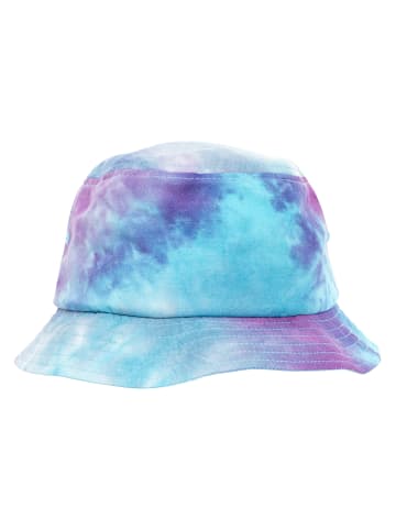  Flexfit Bucket Hat in purple turquoise