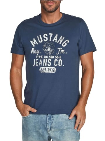 Mustang T-Shirt Basic Print 4er Pack in Mehrfarbig