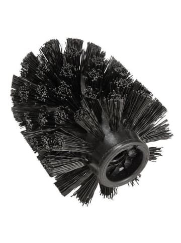Wenko Bürstenbehälter SOLID + WC-Bürste in Silbern, (B) 11 x (H) 38 x (L) 11 cm